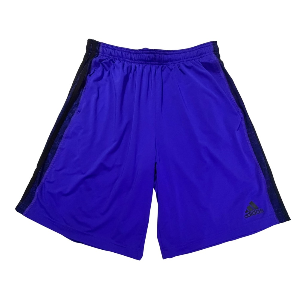 Adidas Mens Climalite Basketball Shorts Purple Black AC0724 AK4003 Large